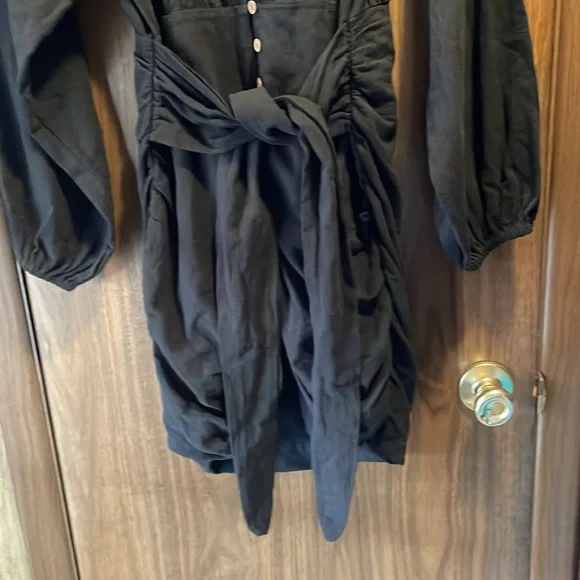 Free people The Only One Mini Dress Black Size M NWT - Picture 11 of 11